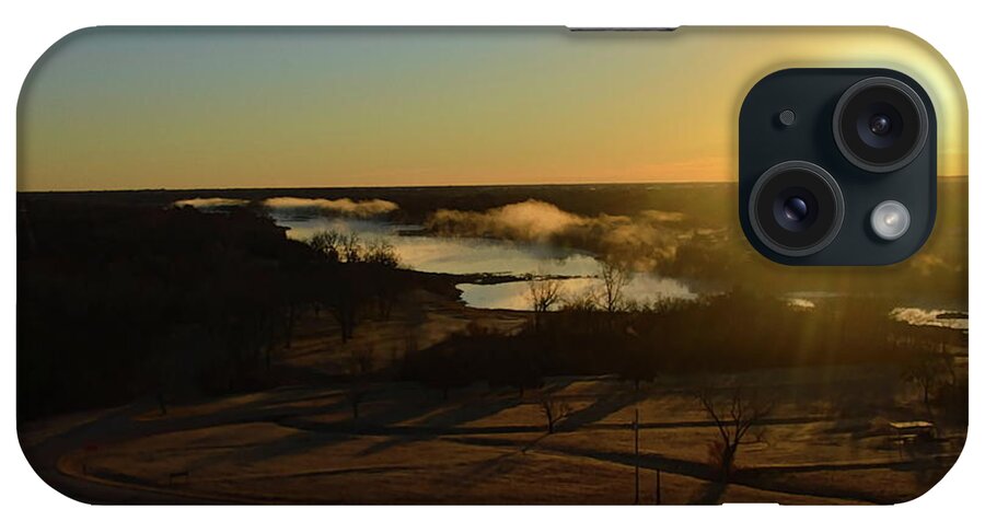 Red River iPhone Case featuring the photograph Morning at The Red River by Diana Mary Sharpton