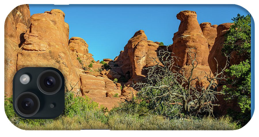 Arches National Park iPhone Case featuring the photograph Morning Hoo Doos by Ron Long Ltd Photography