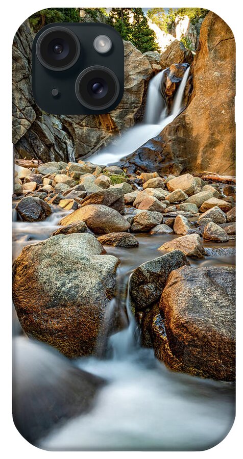 Boulder Colorado iPhone Case featuring the photograph Morning Majesty At Boulder Falls by Gregory Ballos