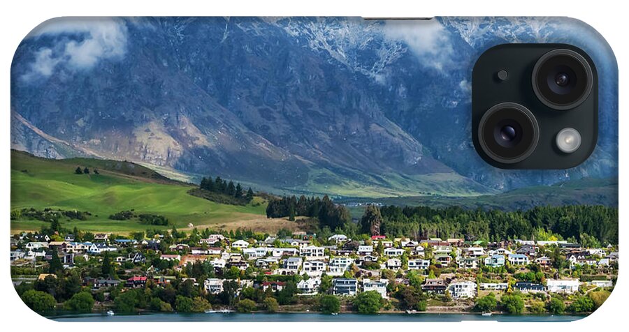 Queenstown iPhone Case featuring the photograph Morning Mist over Queenstown by Bob Phillips