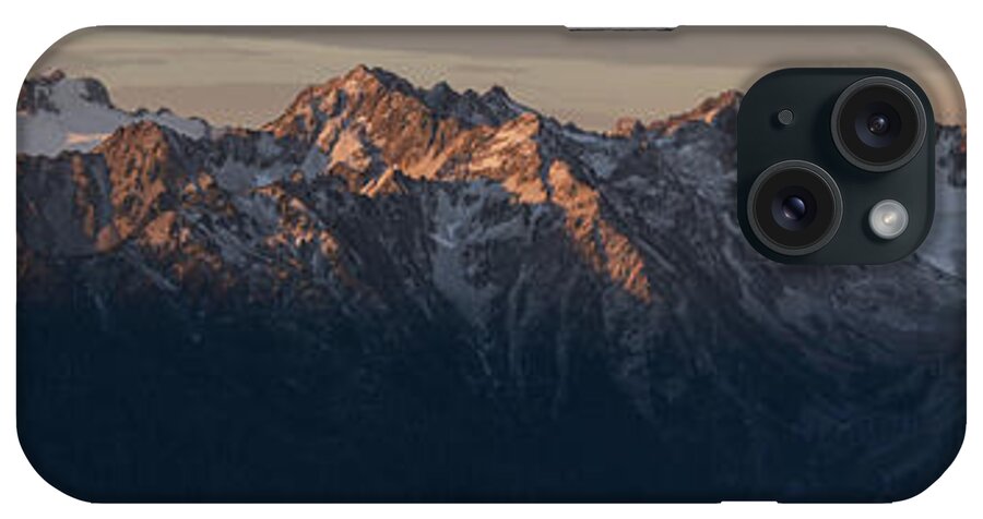 Panorama iPhone Case featuring the photograph Morning on Hurricane Ridge by Kelly VanDellen