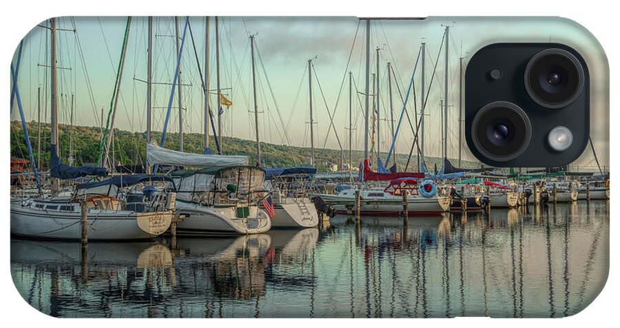 Sailboats iPhone Case featuring the photograph Morning Reflections by Rod Best