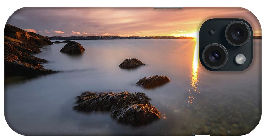 Sunrise iPhone Case featuring the photograph Morning Sun, Stage Fort Park by Michael Hubley