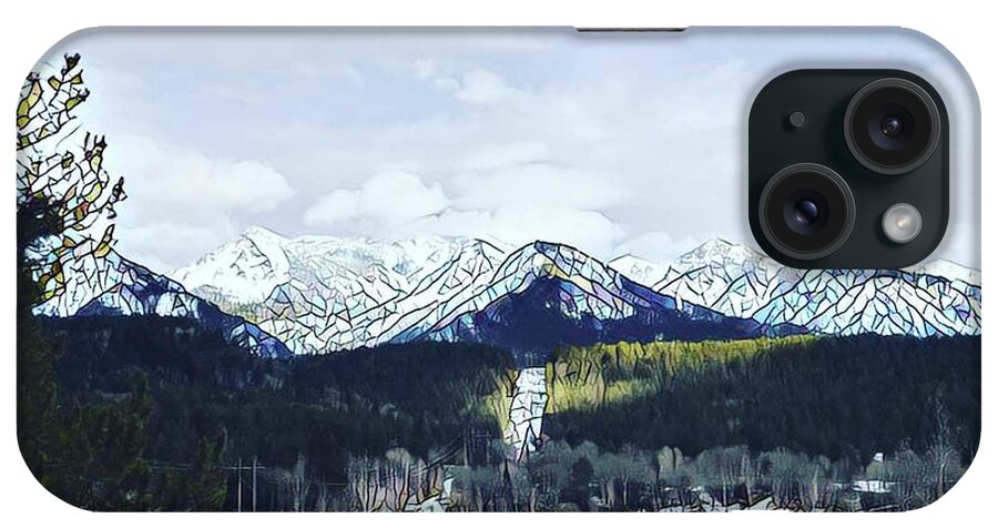 Mountains iPhone Case featuring the photograph Mosaic Mountains by Dorrene BrownButterfield