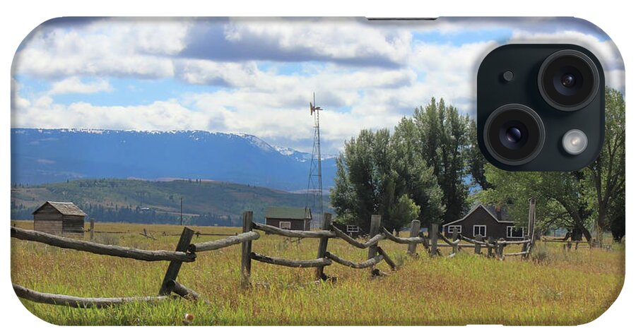 Moulton Farm iPhone Case featuring the photograph Moulton Farm 1217 by Cathy Anderson