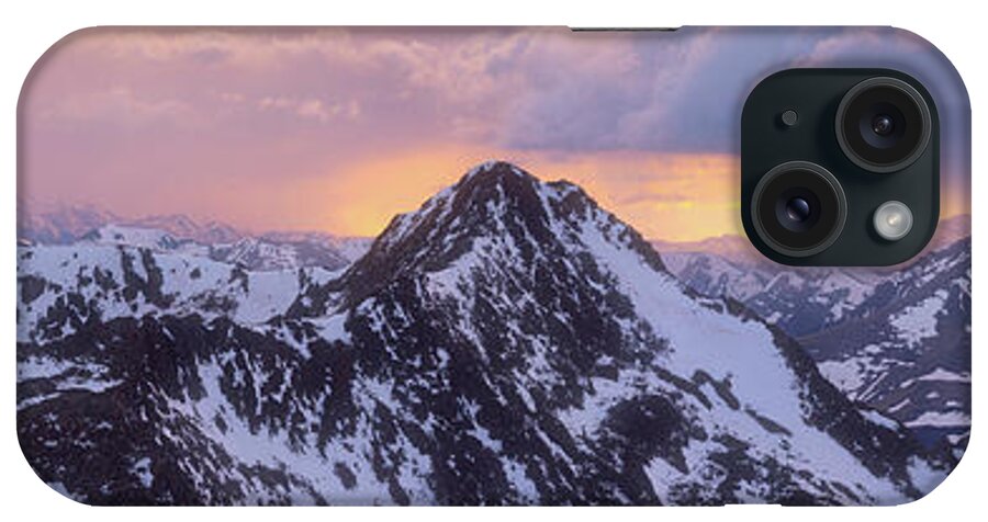 Mount Bierstadt iPhone Case featuring the photograph Mount Bierstadt Sunset by Darren White