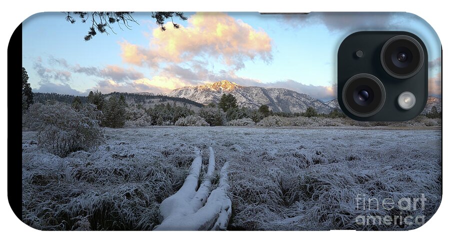 Mount Tallac California iPhone Case featuring the photograph Mount Tallac sunrise, El Dorado National Forest, California, U. S. A. by PROMedias US