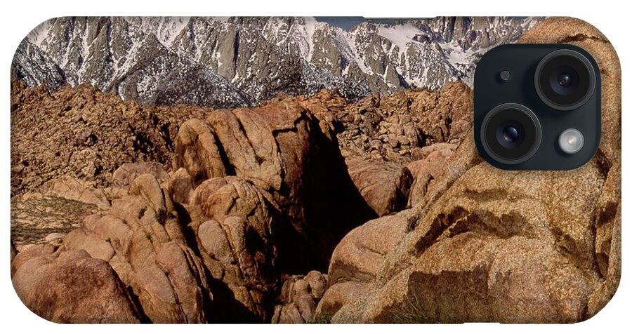 Dave Welling iPhone Case featuring the photograph Mount Whitney Alabama Hills Eastern Sierras California by Dave Welling
