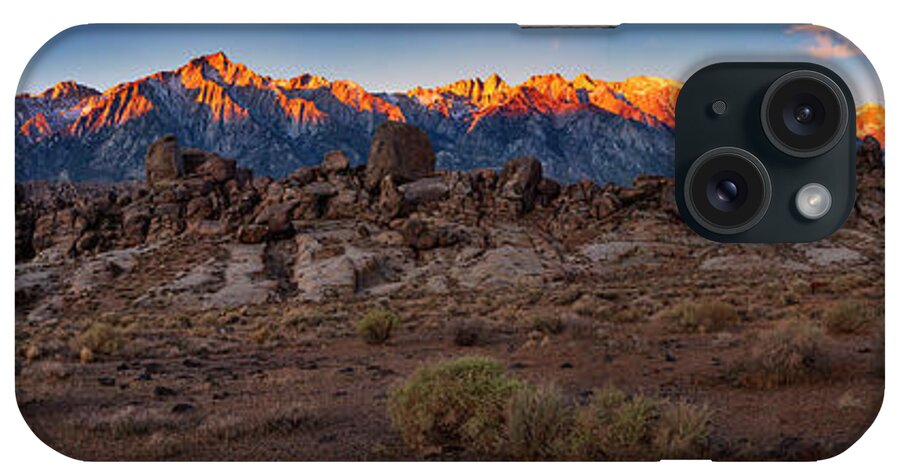 Mount Whitney iPhone Case featuring the photograph Mount Whitney Sunrise by Ryan Huebel