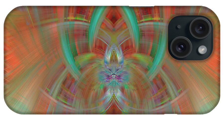 Abstract iPhone Case featuring the photograph Mountain Mist by Cathy Donohoue