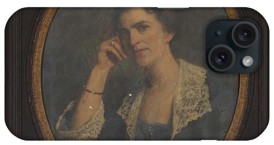  Grounds iPhone Case featuring the painting Mrs Emily Dorothy Ammann the Artist's Niece by Mrs Emily Dorothy Ammann the 's Niece