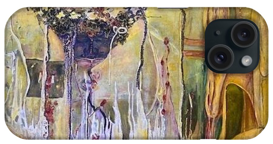  Women iPhone Case featuring the painting Ms.Doris by Peggy Blood