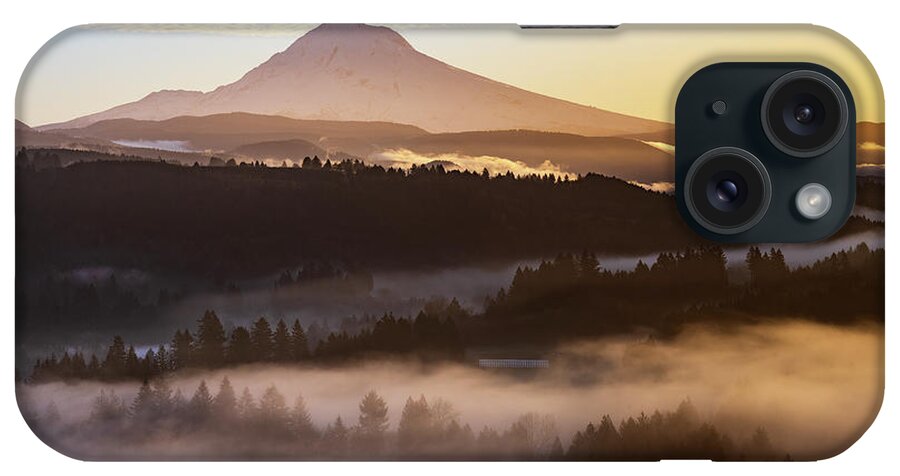 Mt. iPhone Case featuring the photograph Mt. Hood Sunrise by Patrick Campbell