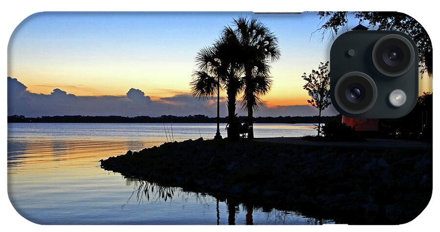 Lighthouse iPhone Case featuring the photograph Mt.Dora Lighthouse at Sunset by Shara Abel