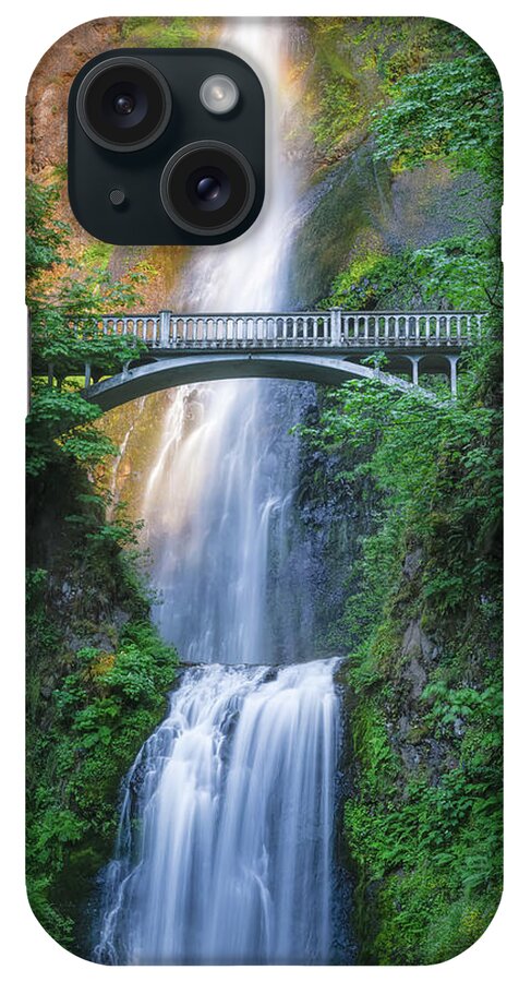 Oregon iPhone Case featuring the photograph Multnomah Falls by Steve Berkley