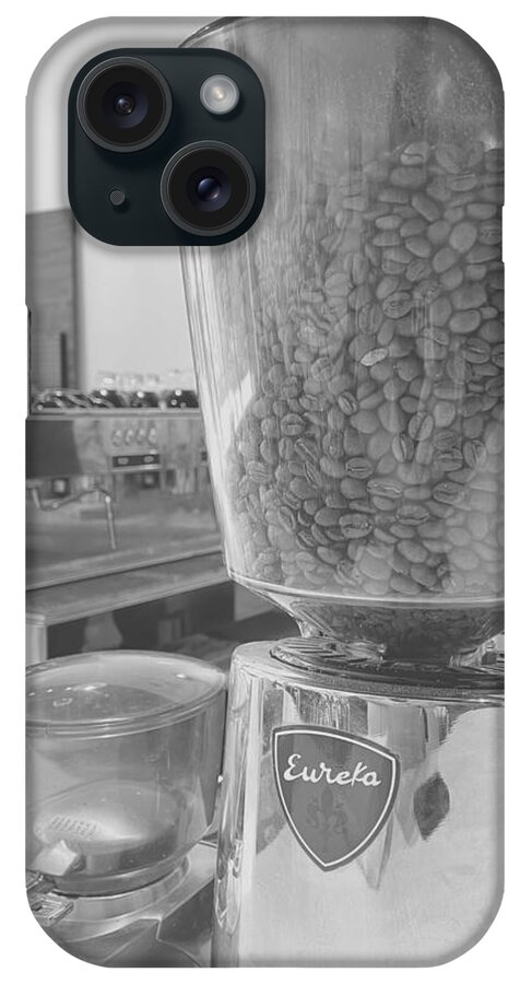 Coffee iPhone Case featuring the photograph My Breakfast of Choice BW by Lee Darnell