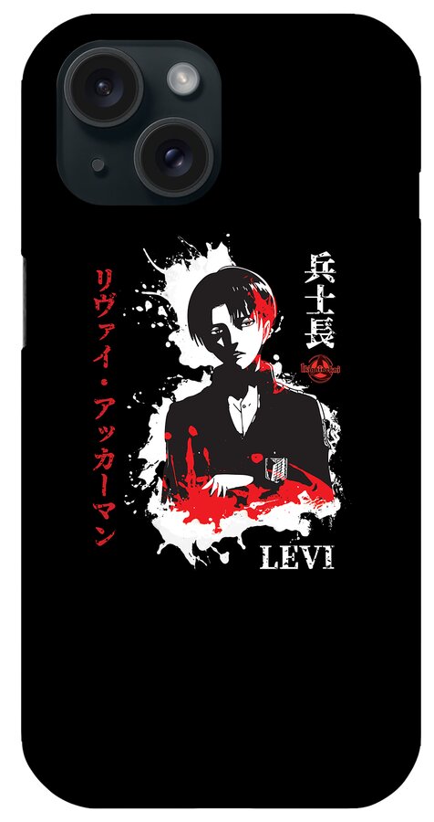 Comic Book iPhone Case featuring the drawing My Favorite People Captain Levi SHINGEKI NO KYOJIN by Heroes Movie For Child