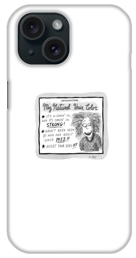 My Natural Hair Color iPhone Case