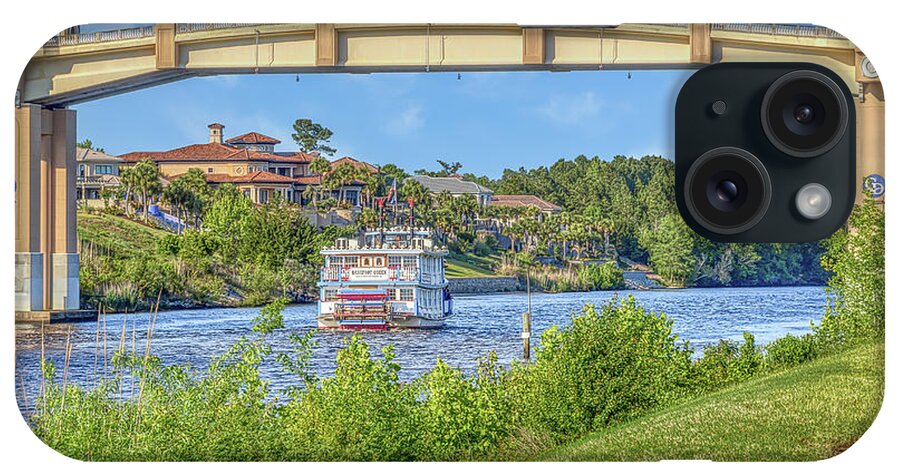 Bridge iPhone Case featuring the photograph Myrtle Beach Dinner Cruise by Mike Covington