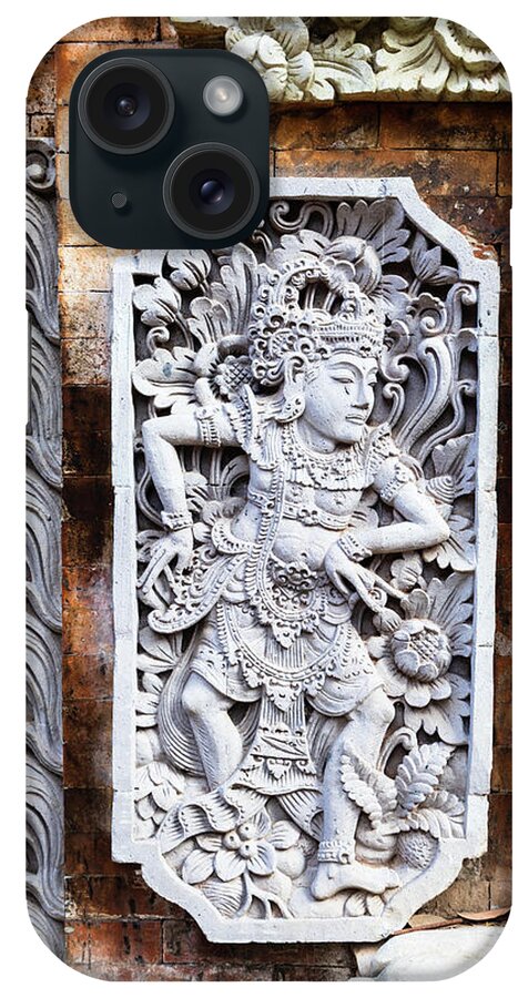 Bali iPhone Case featuring the photograph Mythical Creature Bas Relief, Bali by Aashish Vaidya