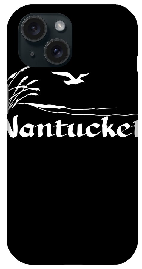 Funny iPhone Case featuring the digital art Nantucket by Flippin Sweet Gear