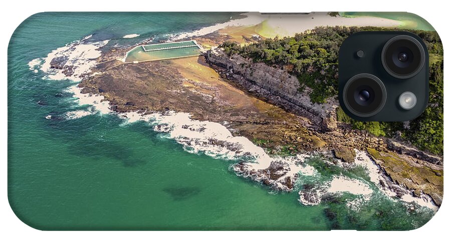 Road iPhone Case featuring the photograph Narrabeen Head, Rockpool and Bridge by Andre Petrov