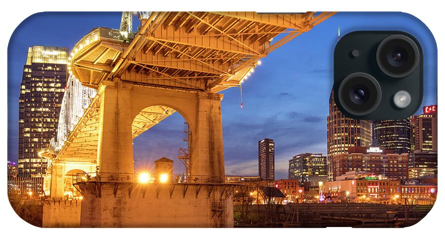 Nashville iPhone Case featuring the photograph Nashville Bridge III by Brian Jannsen