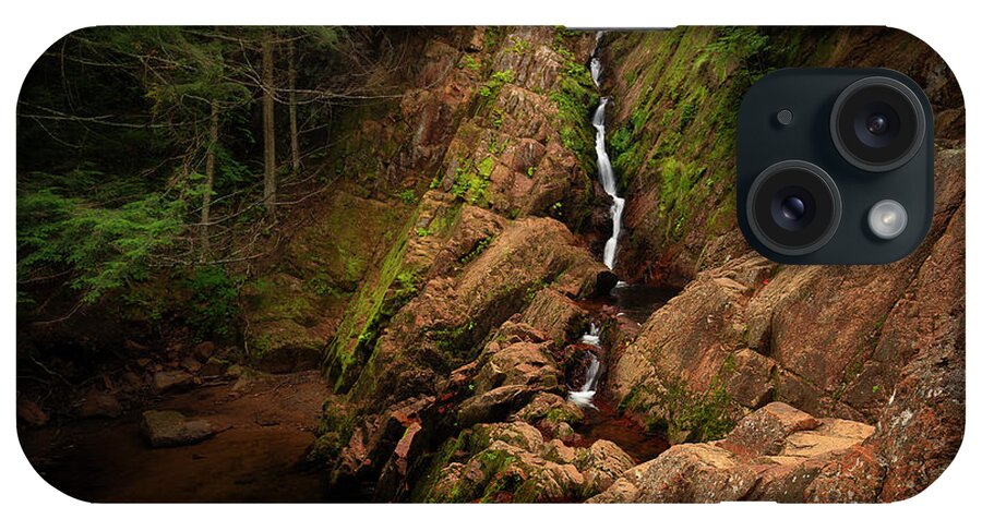 Waterfall iPhone Case featuring the photograph Nature Carves by Nate Brack