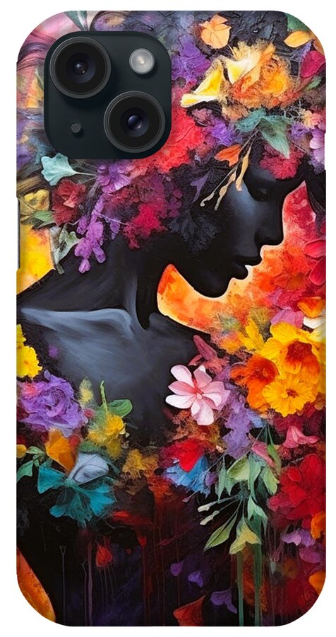 Natures Beauty iPhone Case featuring the painting Natures Beauty by Crystal Stagg