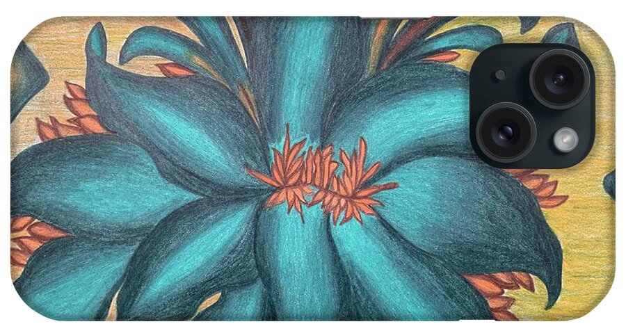 Drawing iPhone Case featuring the drawing Natures Beauty by Kalunda Janae Hilton
