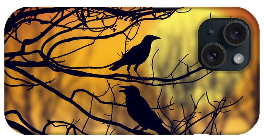 Landscape iPhone Case featuring the digital art Nevermore by Eva Sawyer