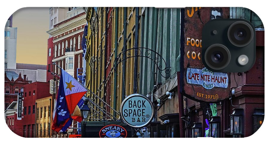 New Orleans iPhone Case featuring the photograph New Orleans French Quarter Chartres Street Louisiana LA by Toby McGuire