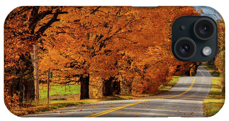 Vermont iPhone Case featuring the photograph Newark Street Fall by Tim Kirchoff