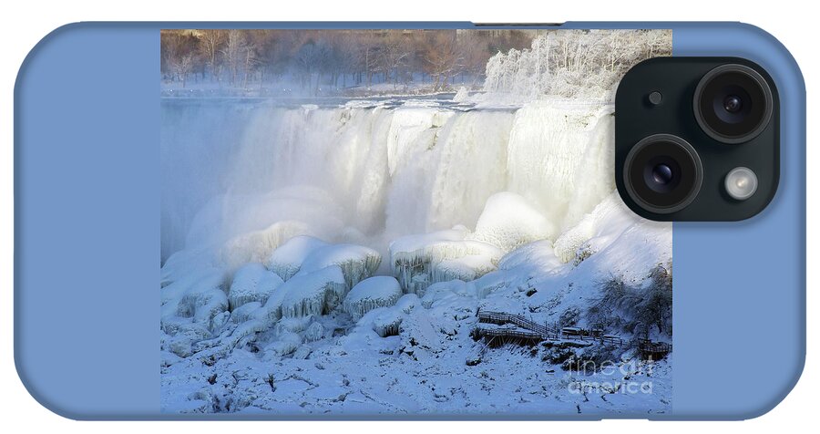 Canada iPhone Case featuring the photograph Niagara Falls in Winter by Phil Banks