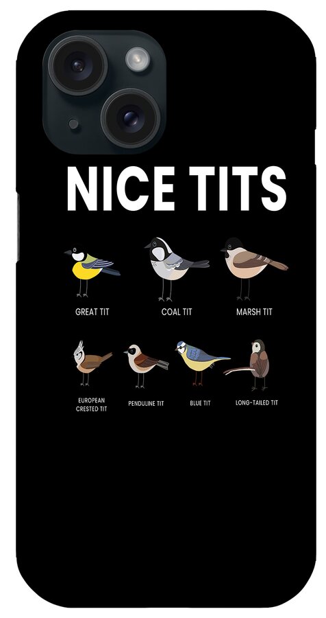 Nice Tits Bird Birds Watching Tit Nature Zip Pouch