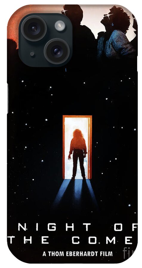 Movie Poster iPhone Case featuring the digital art Night of The Comet by Bo Kev