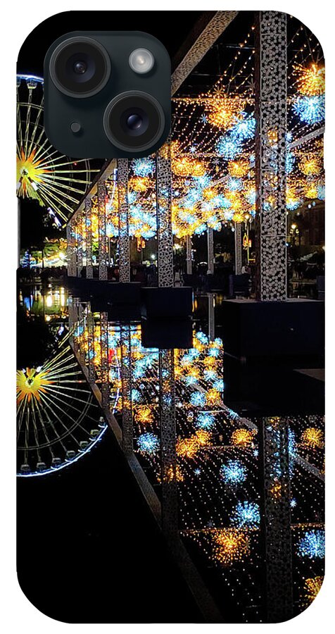 Reflection iPhone Case featuring the photograph Night Reflections by Andrea Whitaker