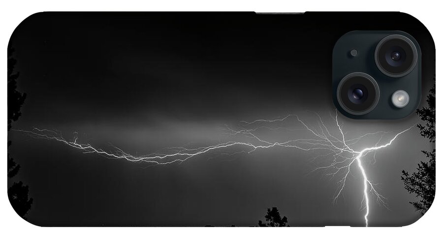 Lightening iPhone Case featuring the photograph Night Strike by Dawn Key