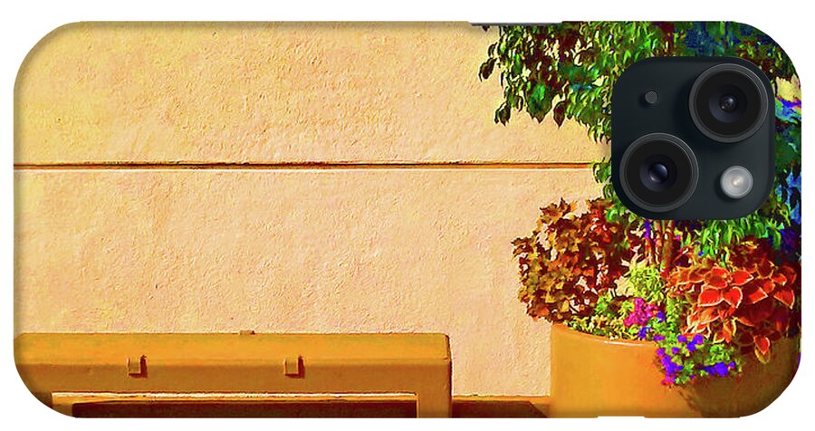 Landscaping iPhone Case featuring the photograph No Parking Bench by Andrew Lawrence