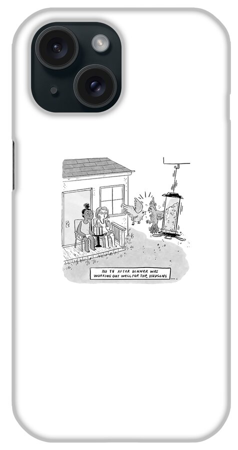 No Tv After Dinner iPhone Case