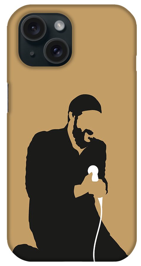 Marvin iPhone Case featuring the digital art No060 MY MARVIN GAYE-MMuP-notxt by Chungkong Art