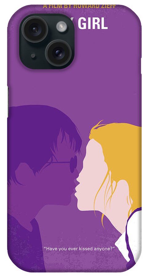 My Girl iPhone Case featuring the digital art No1225 My My Girl minimal movie poster by Chungkong Art