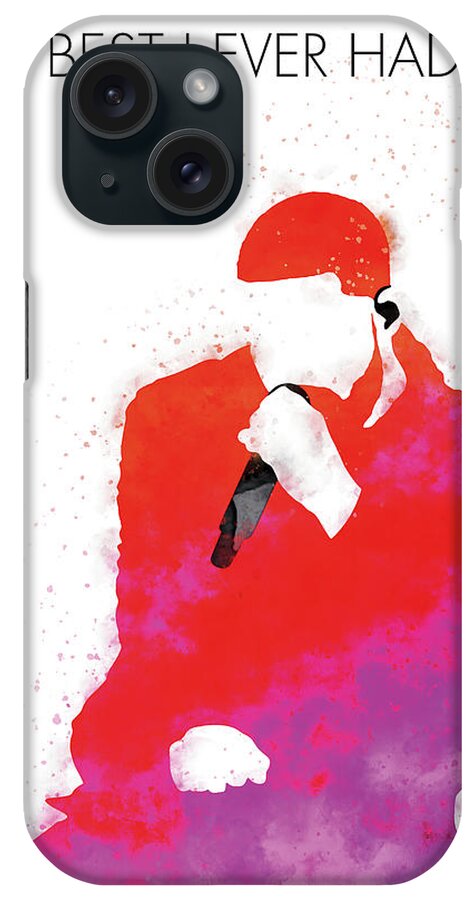 Drake iPhone Case featuring the digital art No258 MY Drake Watercolor Music poster by Chungkong Art