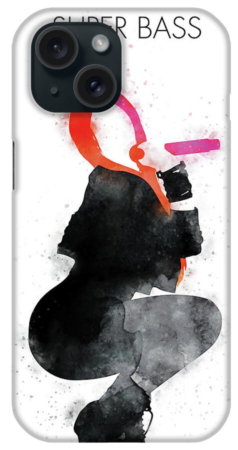 Nicki iPhone Case featuring the digital art No288 MY Nicki Minaj Watercolor Music poster by Chungkong Art