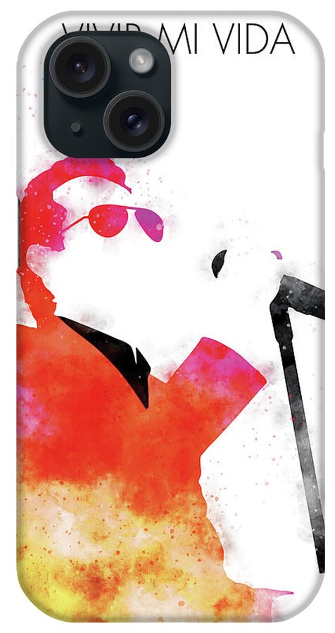 Marc iPhone Case featuring the digital art No292 MY Marc Anthony Watercolor Music poster by Chungkong Art