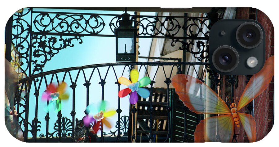 New Orleans iPhone Case featuring the photograph NOLA French Quarter by Wilko van de Kamp Fine Photo Art