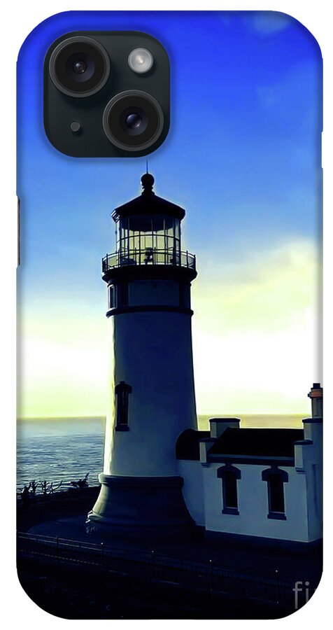 Landscape iPhone Case featuring the photograph North Head Lighthouse by Eddie Eastwood