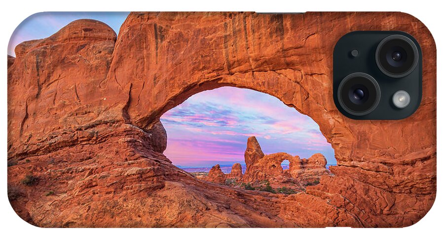 America iPhone Case featuring the photograph North Window 2 by Inge Johnsson