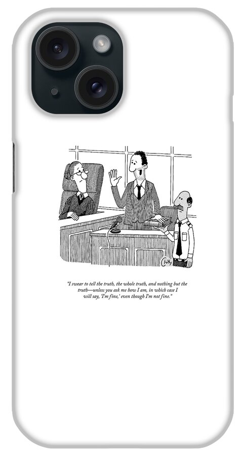Nothing But The Truth iPhone Case