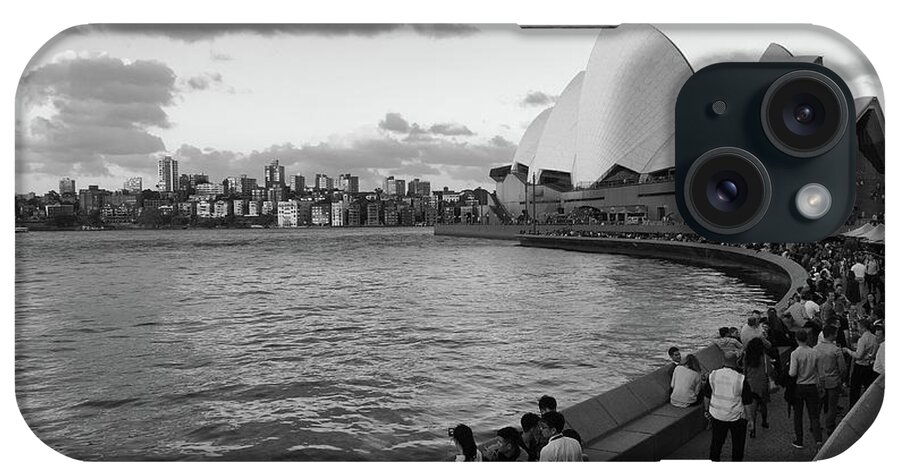 Australia iPhone Case featuring the photograph Now a Fond Memory in Black and White by Calvin Boyer